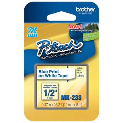 Brother MK233 Thermal Transfer Continuous Label Roll Cartridge - Brother Thermal Transfer Continuous Label Roll Cartridges