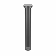 Steel clevis pin with plain finish, 3/8 in diameter and 2-5/8 in shank length. Sold in a 10-pack. Used as a non-threaded pivot connection in mechanical linkages, such as in machinery and industrial assemblies.