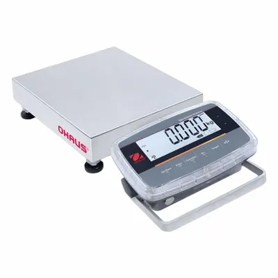 OHAUS D61PW12WQS5 Compact Bench Scale, 10 in x 10 in, 25 lb Capacity, IP68/IP69K - Compact Bench Scales