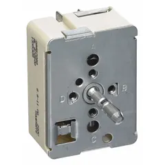 This surface element switch controls the heating elements on compatible Electrolux ovens. It is an OEM replacement part used to regulate heat output for cooking. Typical applications include residential and commercial kitchen ranges where precise temperature control of surface burners is required.
