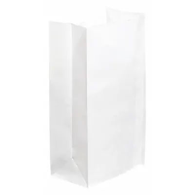 PARTNERS BRAND Grocery Bag, 3 2/3 in Wd, 11 in Dp, White, 500 PK - Grocery Bags