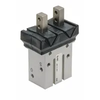 Parallel Gripper: 6 mm Stroke Lg, 14.5 psi to 101.5 psi, 101.5 psi Max Op Pressure, 38 mm Overall Lg (MPN MHZJ2-16S)