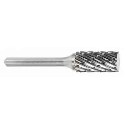 SGS PRO SA-2 Steel-Cut Cylinder Bur, 5/16" x 3/4" Head, 1/4" Shank - Steel-Cut Cylinder Burs