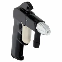 This siphon-feed blasting gun from WESTWARD is rated at 6 cfm and includes an air jet. It is compatible with glass bead abrasive media. Used for surface preparation, cleaning, and finishing in industrial maintenance, automotive refinishing, and metal fabrication.