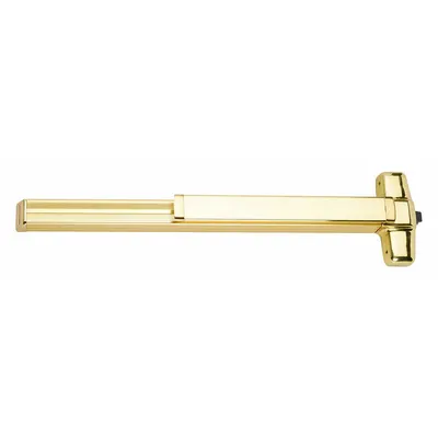 VON DUPRIN 99NL-OP-F 3 US3 Rim Exit Device with Night Latch - Rim Push Bars