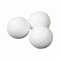 Virgin PTFE balls with 1/2 in diameter, +/-0.0005 in tolerance, off-white color, and 500°F temperature rating. Supplied in a 150-pack. Used as check valve balls, flow control components, and sealing elements in chemical processing, food and beverage, and pharmaceutical equipment
