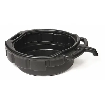 FUNNEL KING Drain Pan: Polyethylene, 4 gal Capacity, 17 3/4 in Overall Dia, 5 1/2 in Overall Ht - Drain Pans