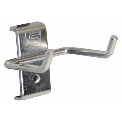 TRESTON Double Rod Pegboard Hook - Hooks for Square-Hole Pegboard