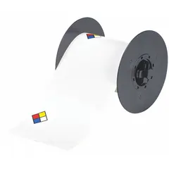 This Brady precut label roll features an NFPA diamond with a blank text area for custom hazard communication. The vinyl material with acrylic adhesive is suitable for indoor and outdoor use. Compatible with the i5300 printer series, the roll measures 4 in x 6 1/4 in and is 100 ft long. Typical applications include labeling chemical hazards in industrial facilities, laboratories, and storage areas.