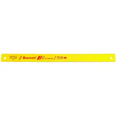 Bi-metal power hacksaw blade, 18 inches long, for cutting steel and general metals. Designed for power hacksaws, it handles workpieces up to 12 inches in maximum diameter. High Speed Steel teeth provide cutting performance for fabrication and maintenance tasks.