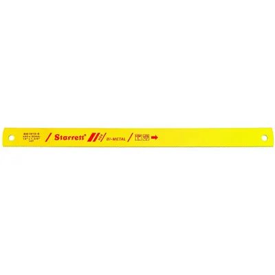 STARRETT Power Hacksaw Blade: Power Hacksaw Blade, 18 in Blade Lg, For 12 in Max. Dia - Steel & General Metal Cutting Blades