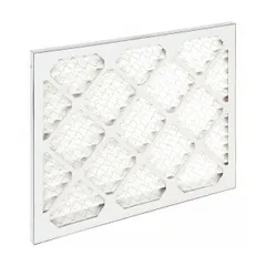 MERV 8 Pleated Air Filter, 16 in x 20 in x 1 in, Synthetic Media, Beverage Board Frame
