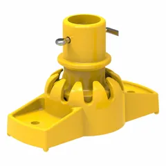 Butt end component for trench support braces, compatible with ENERPAC model SE18. Used in shoring systems to stabilize excavation walls in construction and utility trenching applications.