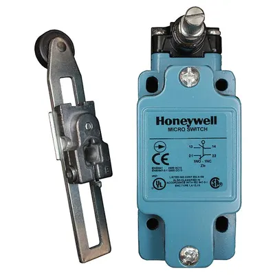 Honeywell Non Plug-In Limit Switch: 60 mm Mounting Hole Vertical Center to Center Distance, GLA - Roller Lever-Arm Limit Switches