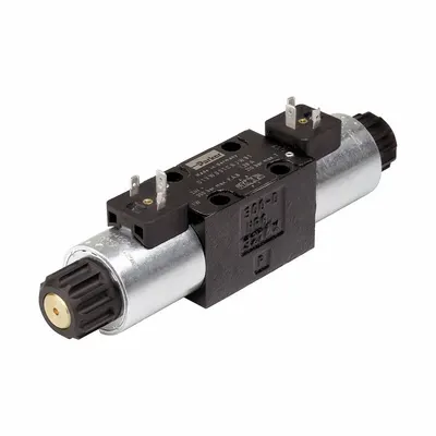 Parker Valve, Hydraulic Valve: 70 lpm Max Flow Rate, D03 NFPA Size, Two Positions - Solenoid-Operated Directional Control Valves