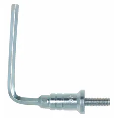 Setting tool for 5/8 in drop-in anchors used in hollow masonry. Constructed of steel with a zinc-plated finish. Designed to properly seat and expand the anchor for secure fastening in concrete block or brick.