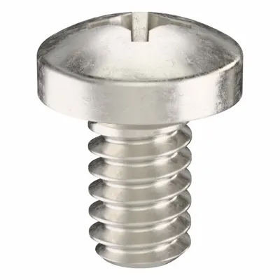 USA INDUSTRIALS Machine Screw: #4-40 Thread Size, 3/16 in Lg, 18-8, Stainless Steel, Plain - Pan Head Machine Screws