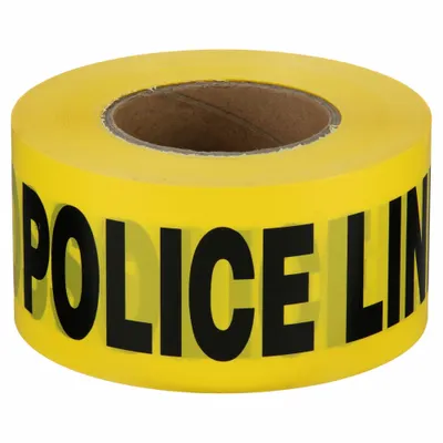 OEM APPROVED VENDOR Police Line Do Not Cross Barrier Tape - First Responder Messaging Barrier Tape