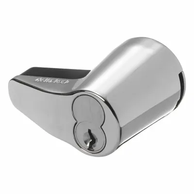 DELTA LOCK Ratchet Lock: 1 3/8 in Ht, 2 1/2 in Wd - Locks for Sliding Doors