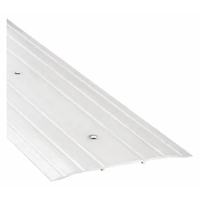NATIONAL GUARD 713-36 Saddle Threshold, Aluminum, 3 ft, Fluted - Saddle Thresholds