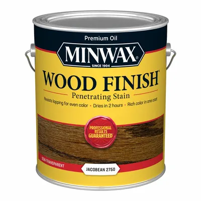MINWAX Wood Finish 250 VOC Wood Stain, Jacobean, Semi-Transparent, 1 gal - Wood Stains