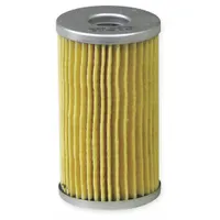 Cartridge-type hydraulic fluid filter with cellulose media. Features a 1 1/16 in inside diameter. Designed for use in hydraulic systems of Liebherr vehicles to remove contaminants from hydraulic fluid