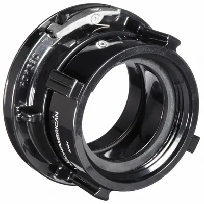 MOON AMERICAN 4 in x 5 in NH x Storz Straight Aluminum Fire - Aluminum Swivel Fire Hydrant & Standpipe Adapters