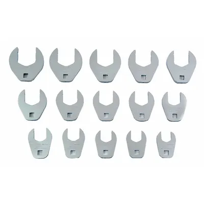 PROTO J53001CF SAE Open End Crowfoot Wrench Set - SAE Open End Crowfoot Wrench Sets