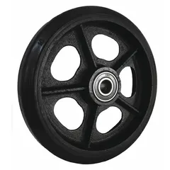 Hand Truck Wheel, 10 in H x 2 in W, 500 lb Capacity
