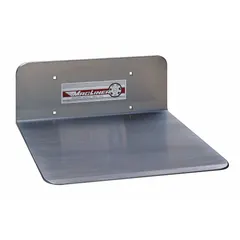 Beveled-profile nose plate for Magliner hand trucks. Measures 16 inches wide by 12 inches deep with a 500 lb load capacity. Used to slide under loads for easier lifting in warehouses, delivery services, and industrial settings.