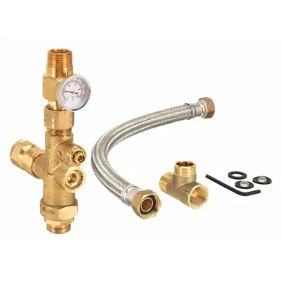 CASH ACME Thermostatic Mixing Valve, 3/4 in Outlet, 24644 - Point-of-Use Mixing Valves