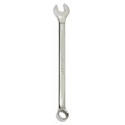 ABILITY ONE Combination Wrench: Alloy Steel, Chrome, 9/16 in Head Size, 8 3/4 in Overall Lg - SAE 12-Point Combination Wrenches