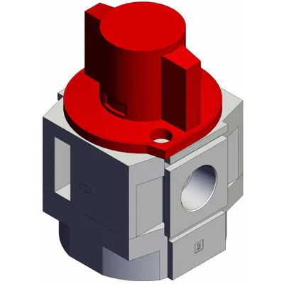 SMC VHS40-N04-MZ-D Compressed Air Line Pressure-Relief Lockout - SMC Compressed Air Line Pressure-Relief Lockout Valves for FRLs