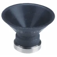 SMC Vacuum Pad: Deep, w/o Adapter, 25 mm Pad Dia, Urethane Rubber, Brown, 60A, 20 mm Pad Ht (MPN ZP25DU)