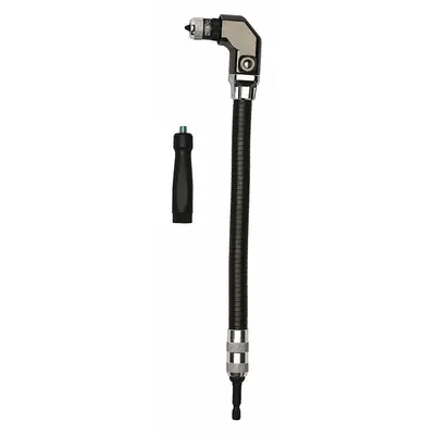 DEWALT Right Angle Attachment: Impact Driver Compatible, 14 in Overall Lg - Right-Angle Drill Attachments