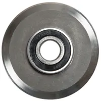 Replacement cutter wheel for tubing cutters. Dimensions: 4 in length, 5.9 in width, 1.3 in height. Used for cutting tubing in plumbing and pipefitting applications