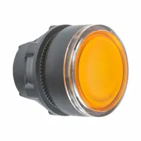 SCHNEIDER Flush Push Button: 22 mm Mounting Size, Non-Metallic, Momentary (MPN ZB5AW35)