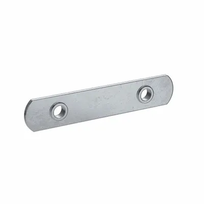 FATH INC. Economy T-Nut, 5/16"-18, Double, Steel, Black Zinc-Plated, 4 PK - Slide-In T-Nuts