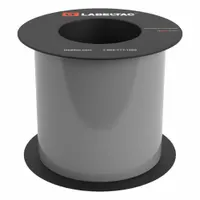 LabelTac 9 Standard Supply: 5 in x 75 ft, Vinyl, Gray (Gloss), Indoor/Outdoor (MPN LT508-C)