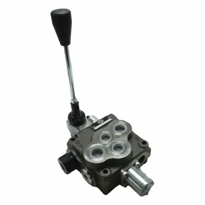 HYDRO CUSTOM Hydraulic Directional Control Valve: Four-Way / Three Positions - Manual Spool Monoblock Valves