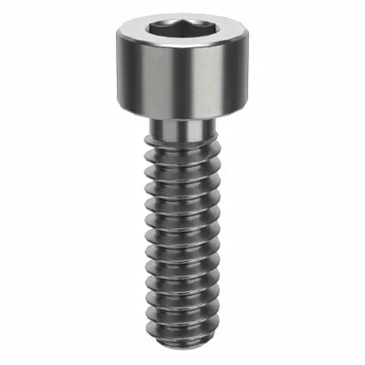 AMPG Socket Head Cap Screw: #4-40 Thread Size, 3/8 in Lg, Std, Plain, Stainless Steel - Inch System Standard Socket Head Cap Screws