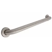 TAYMOR Wall Grab Bar: Straight, 42 in Lg, 1 1/4 in Dia, Stainless Steel, Satin, 300 lb Wt Capacity (MPN 01-C230042)