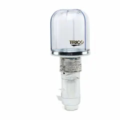 This vented constant-level oiler automatically maintains a preset oil level in bearing housings and gearboxes. Constructed with a plastic body, it features a 1/4" NPT female mounting thread and supports multiple mounting configurations.