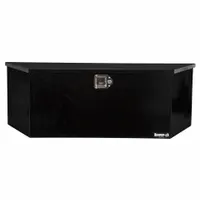 BUYERS PRODUCTS Trailer Tongue Box: Steel, Black, 16 13/16 in Overall Dp, 16 3/8 in Overall Ht (MPN 1701285)