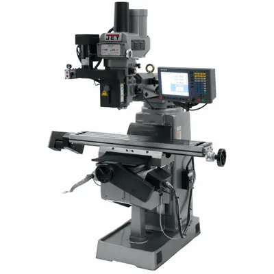 JET JTM-1050EVS2/230 Electronic Variable-Speed Vertical Milling - Electronic Variable-Speed Vertical Milling Machines with 3-Axis CNC