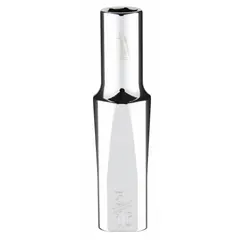 This 6-point deep socket is designed for use with 3/8 in drive tools to tighten or loosen 5/16 in hex fasteners. The chrome finish resists corrosion, and the anti-roll geometry prevents the socket from rolling on flat surfaces. Suitable for automotive, machinery, and general assembly tasks where access to recessed fasteners is required.