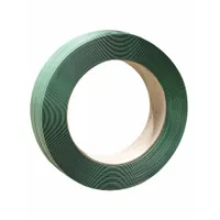 SIGNODE POLYESTER Strap: 1 1/4 in Strapping Wd, 0.04 in Thick, 3,200 lb Break Strength, Green, 1 (MPN 2X2207)