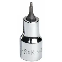 SK PROFESSIONAL TOOLS Socket Bit: 3/8 in Drive Size, Security Hex Tip, 5/64 in Tip Size, SAE (MPN 44205)