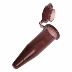 Approved Vendor 1.5 mL Polypropylene Microcentrifuge Tube, Amber, Conical Bottom, Graduated, with Closure (230436)