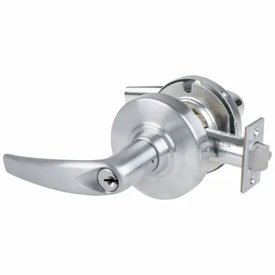 SCHLAGE ALX53P ATH 626 Office Lever Lockset, Chrome, ADA Compliant - Office Lever Locksets
